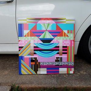 Colorful Geometric Canvas